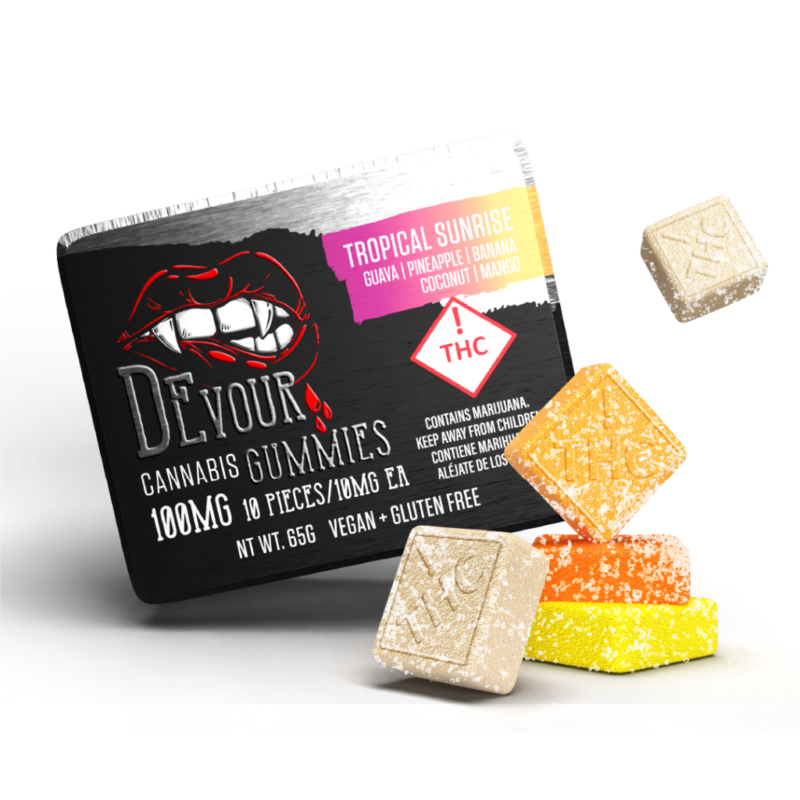 devour gummies for sale online tropical sunrise